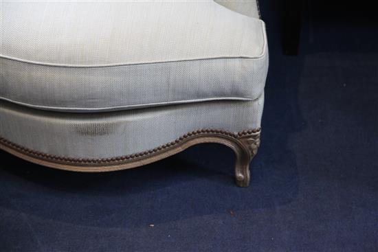 A Linley French style three seater settee,